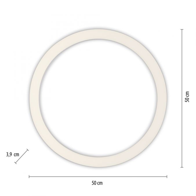 Paul Neuhaus Paul Neuhaus LED Deckenleuchte PURE-LINES ROUND aluminium 50x50 CCT Fernbedienung Kostenloser Versand