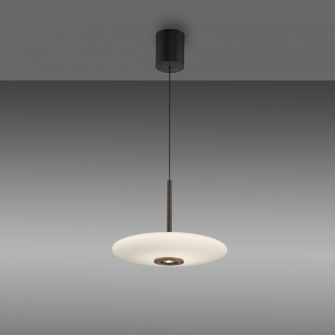 Paul Neuhaus Paul Neuhaus Pendelleuchte PURE Vitrum e-LIFT dunkel-braun-metall Preisnachlass