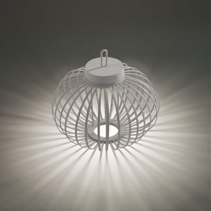 Paul Neuhaus LED Tischleuchte D=36cm greige Akkulampe USB IP44 dimmbar per Touch Tägliche Deals
