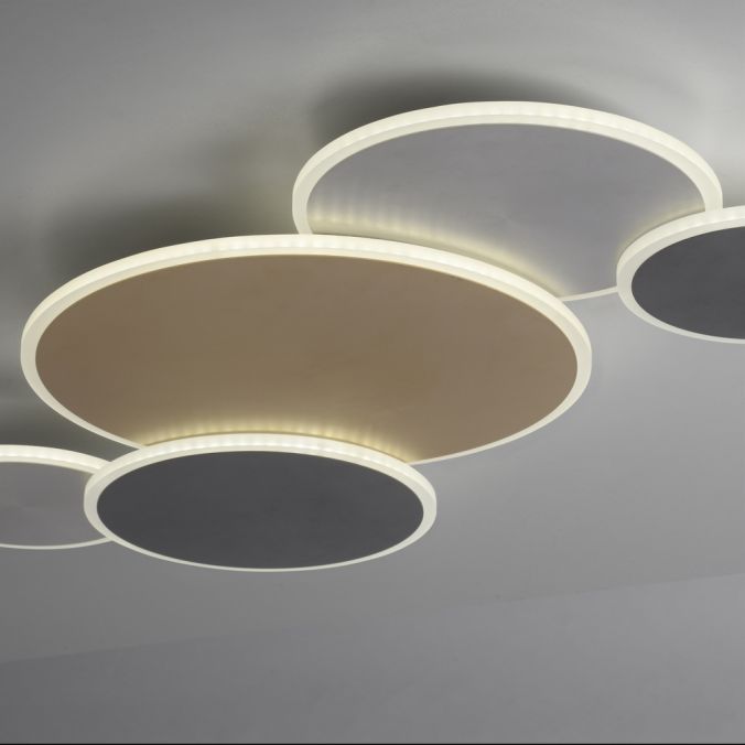 Paul Neuhaus Paul Neuhaus LED Wandleuchte Q-PIATO mehrfarbig 5 flammig rund Smart Home Zeitbegrenzte Promotion