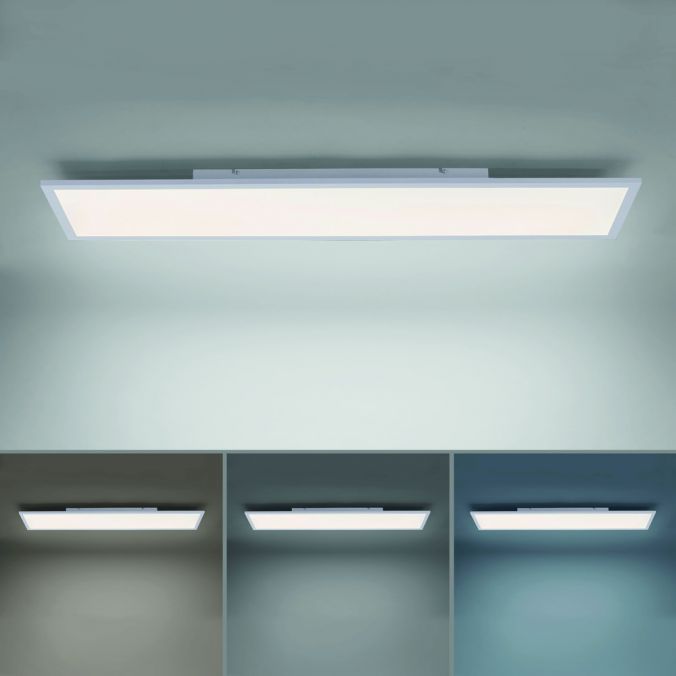 Paul Neuhaus LED-Panel, weiß, 120x30cm, flach, CCT, dimmbar, Deckenleuchte Bis zu 65% Rabatt