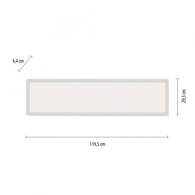 Paul Neuhaus LED-Panel, weiß, 120x30cm, flach, CCT, dimmbar, Deckenleuchte Bis zu 65% Rabatt