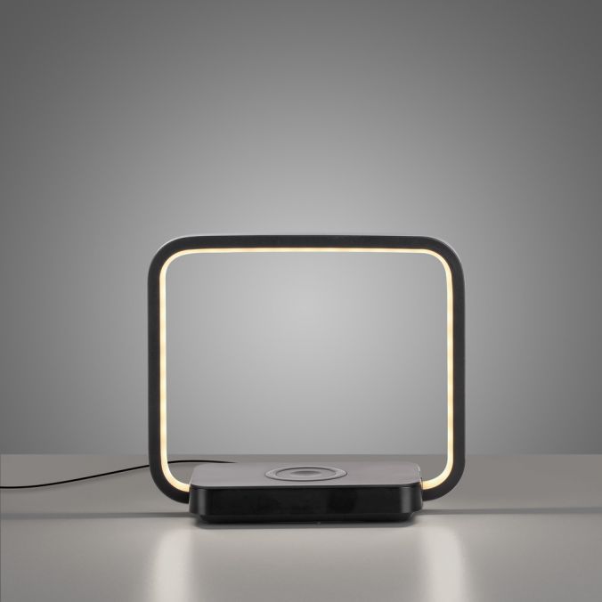Paul Neuhaus LED Tischleuchte schwarz Handy Ladefunktion Touchschalter dimmbar Clearance-Verkauf