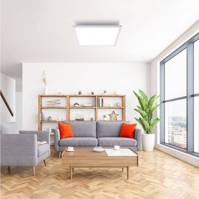 Paul Neuhaus LED-Panel, weiß, 30x30cm, neutralweiß, flache Bauart, quadratisch Speichern exportieren