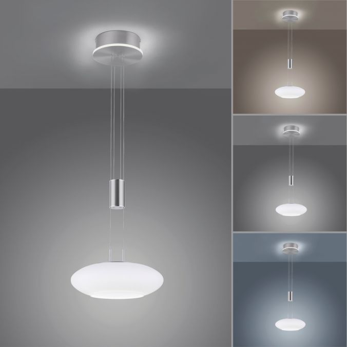Paul Neuhaus Paul Neuhaus, Q-ETIENNE, LED Pendelleuchte stahl, Smart Home Angebote