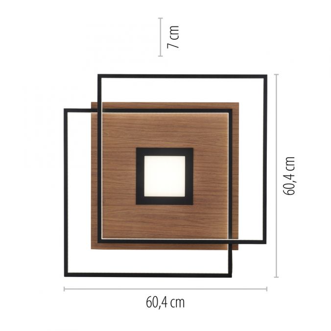 Paul Neuhaus Paul Neuhaus, Q-AMIRA, LED-Deckenleuchte, Fernbedienung, Smart Home Günstiger Verkauf