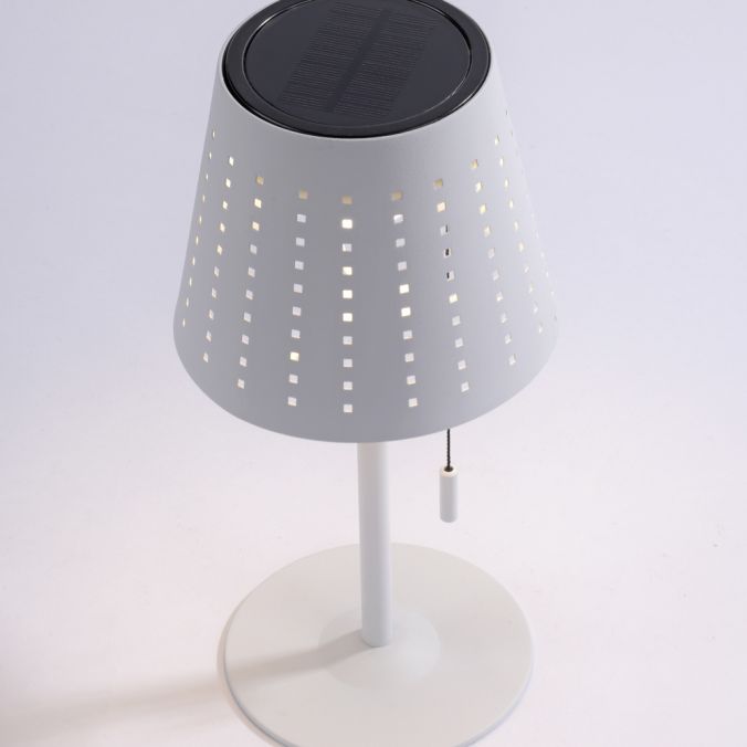 Paul Neuhaus LED Tischleuchte, weiss, dimmbar, solarbetrieben, modern, kabellos Sonderangebot