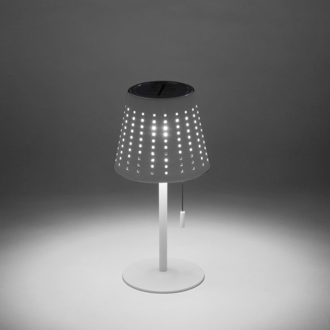 Paul Neuhaus LED Tischleuchte, weiss, dimmbar, solarbetrieben, modern, kabellos Sonderangebot
