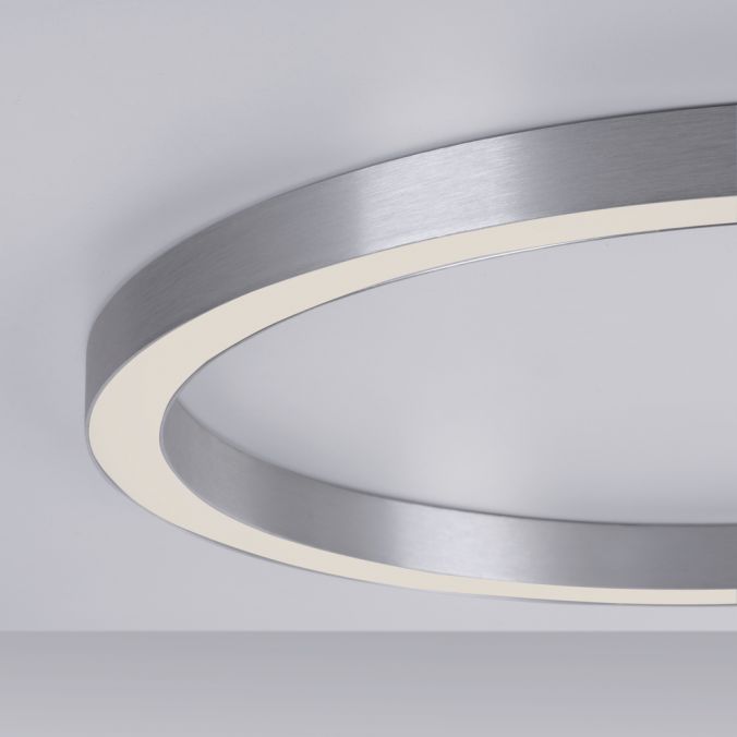 Paul Neuhaus Paul Neuhaus LED Deckenleuchte PURE-LINES ROUND aluminium 70x70 CCT Fernbedienung Begrenztes Angebot