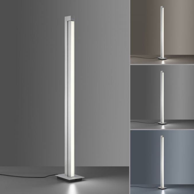Paul Neuhaus Paul Neuhaus PURE LINES FLOOR LED Stehleuchte aluminium dimmbar drehbar Schalter Black Friday