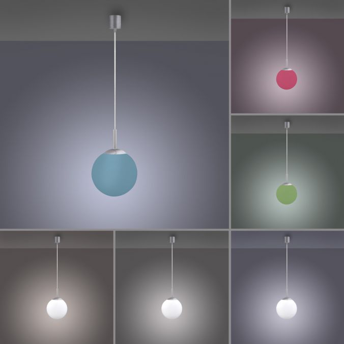 Paul Neuhaus LED Pendelleuchte Smarthome D=20 silber dimmbar App Fernbedienung Lagerräumung