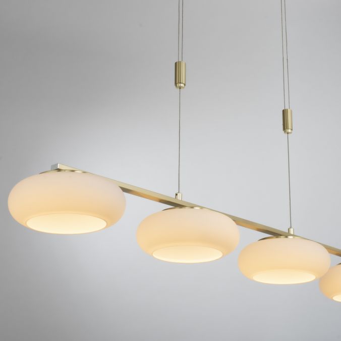 Paul Neuhaus Paul Neuhaus Q ETIENNE Pendelleuchte Smart Home messing länglich 4 flammig Heißer Verkauf