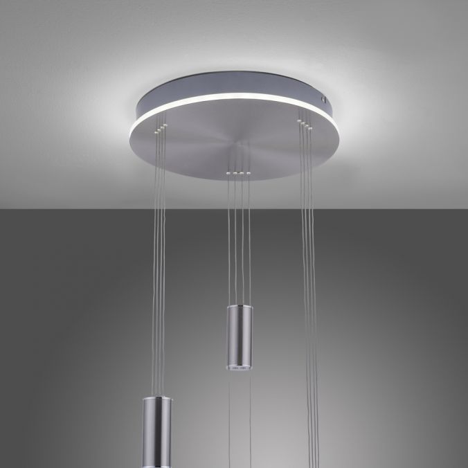 Paul Neuhaus Paul Neuhaus, Q-ETIENNE, LED Pendelleuchte stahl, Smart Home Neueste Mode