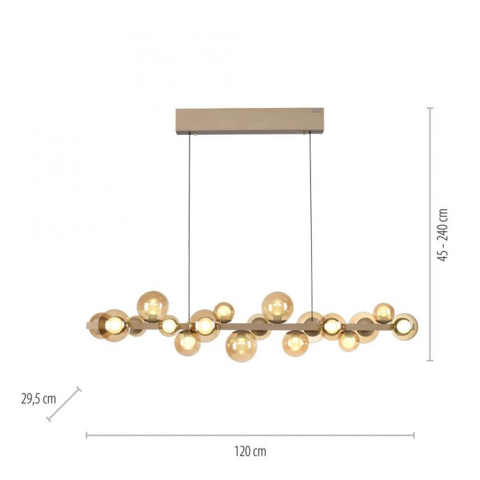 Paul Neuhaus Paul Neuhaus LED Pendelleuchte PURE E-Popup bronce höhenverstellbar Exklusive Angebote