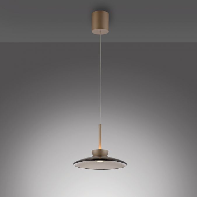 Paul Neuhaus Paul Neuhaus LED Pendelleuchte PURE Moon bronze höhenverstellbar VIP-Rabatte
