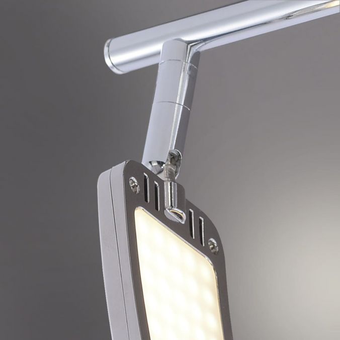 Paul Neuhaus LED-Deckenleuchte, chrom, warmweiße Lichtfarbe, energiesparend, modern 50% Rabatt für begrenzte Zeit