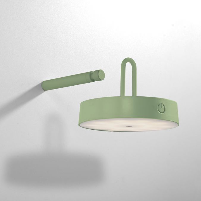 Paul Neuhaus LED Akku Wandleuchte grün dimmbar per Touch IP44 Memoryfunktion Kostenloser Versand