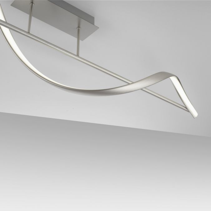 Paul Neuhaus Paul Neuhaus LED Deckenleuchte Q-SWING silber dimmbar Smar Home Sonderangebot