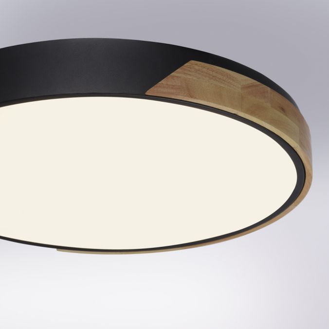 Paul Neuhaus Paul Neuhaus Q BILA LED Deckenleuchte Smart Home mattfarbig Echtholz dimmbar Großer Ausverkauf