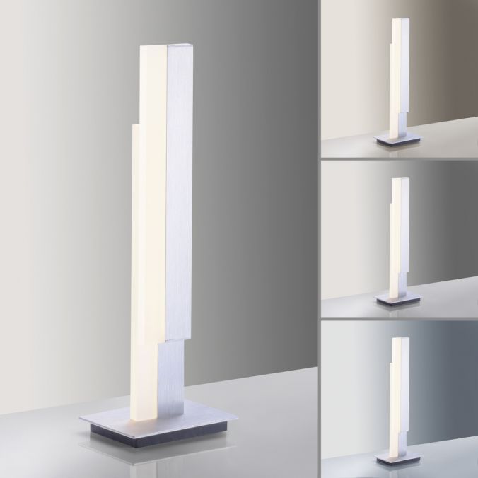 Paul Neuhaus Paul Neuhaus, Q-TOWER, LED-Tischleuchte, modern, linear, Smart Home Begrenztes Angebot