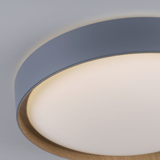 Paul Neuhaus Paul Neuhaus Q EMILIA Deckenleuchte Smart Home grau matt farbig Holzoptik dimmbar Exklusivangebot