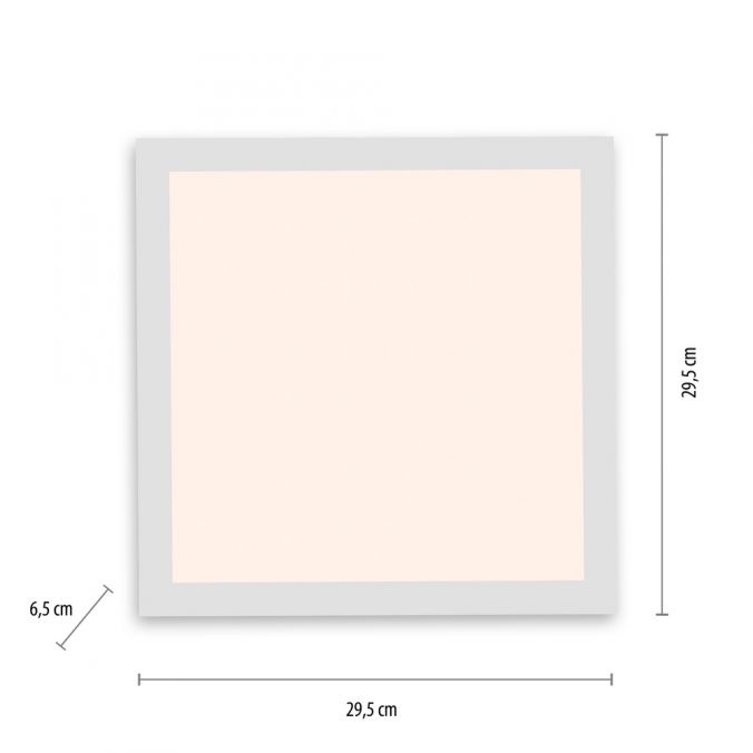 Paul Neuhaus LED-Panel, weiß, 29,5x29,5cm, incl. Bewegungsmelder Osterangebot