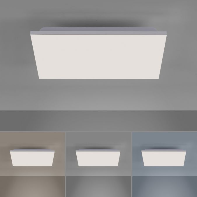 Paul Neuhaus LED Panel, weiß, rahmenlos, dimmbar, CCT Lichtfarbsteuerung, quadratisch Muttertagsangebot
