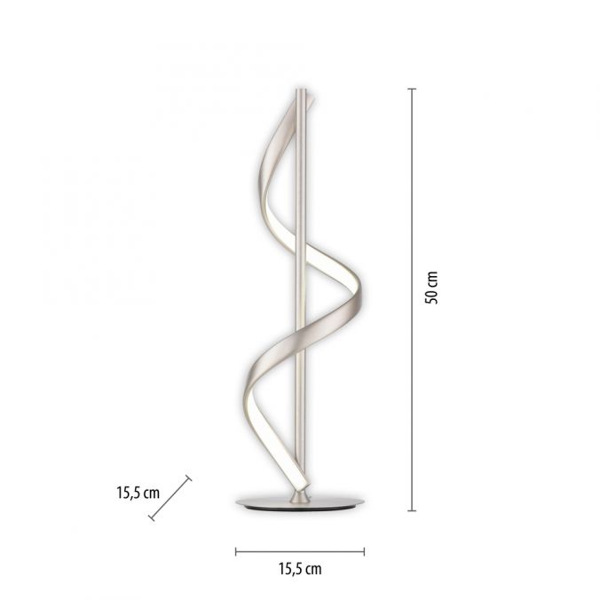 Paul Neuhaus Paul Neuhaus LED Tischleuchte Q-SWING silber steuerbar Smart Home Neueste Mode