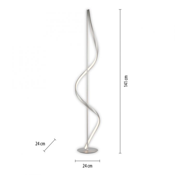 Paul Neuhaus Paul Neuhaus LED Stehleuchte Q-SWING silber steuerbar Smart Home Zeitlich begrenztes Angebot