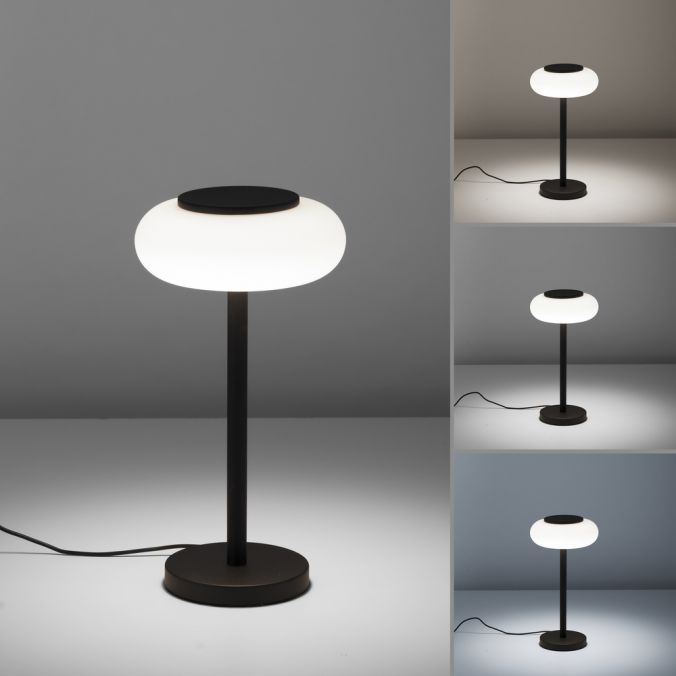 Paul Neuhaus Paul Neuhaus Q ETIENNE LED Tischleuchte Smart Home schwarz dimmbar rund Große Rabatte