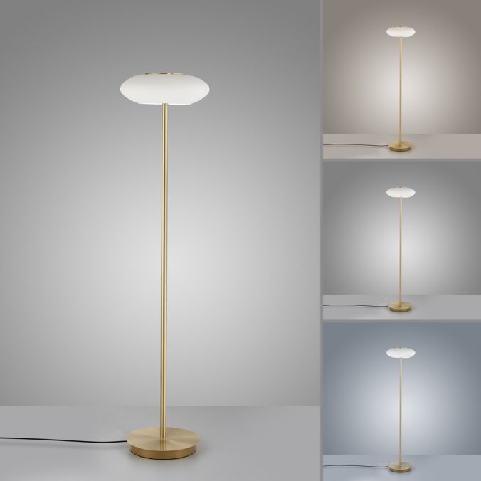 Paul Neuhaus Paul Neuhaus Q ETIENNE LED Stehleuchte Smart Home messing matt dimmbar CCT Saisonale Angebote