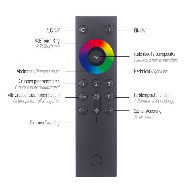 Paul Neuhaus Paul Neuhaus, Q-MIA, LED Wandleuchte, alufarbig, Smart Home Wochenangebot