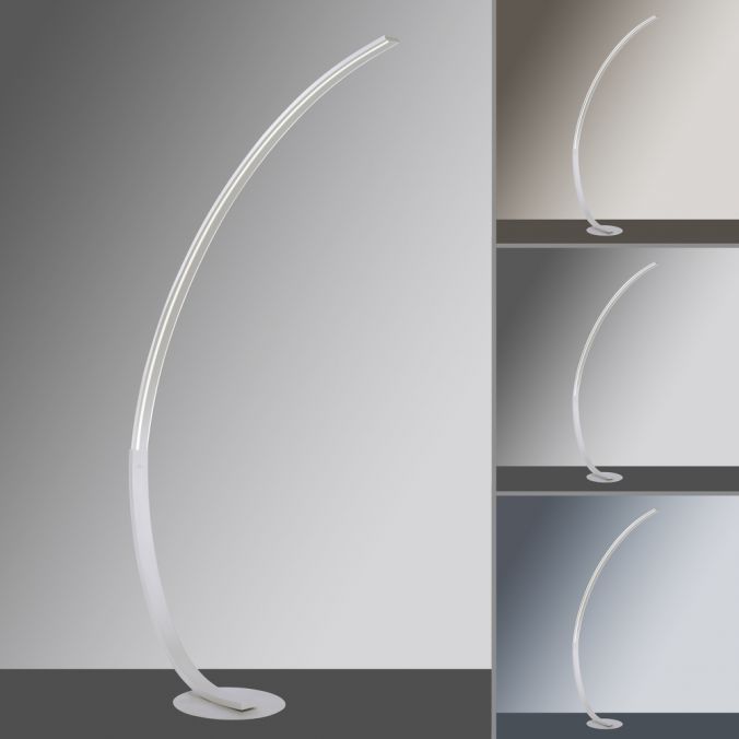 Paul Neuhaus Paul Neuhaus, Q-VITO, LED-Stehleuchte, stahlfarben, dimmbar, Smart Home Letzte 3 Tage