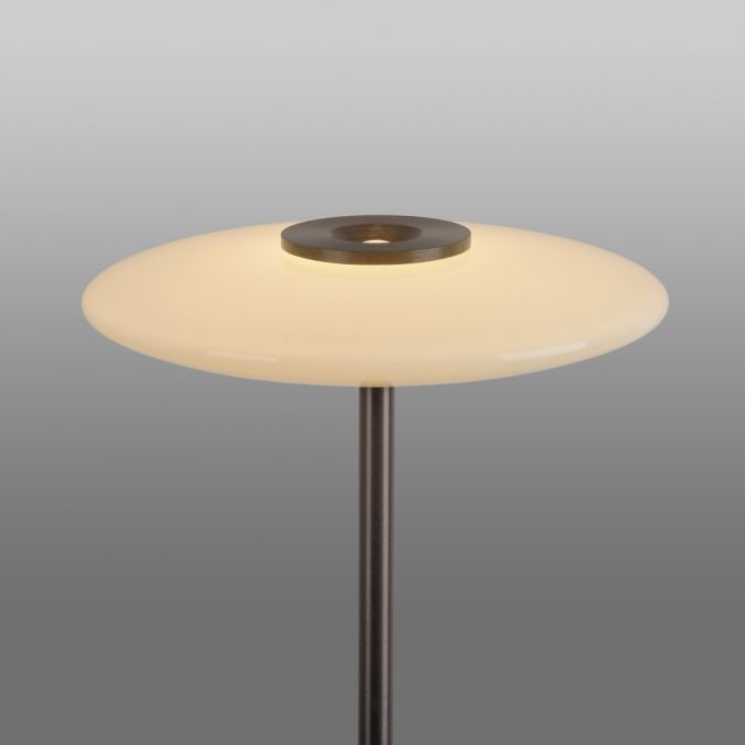 Paul Neuhaus Paul Neuhaus LED Stehleuchte PURE Vitrum dark-metal-brown Rauchglas JETZT KAUFEN