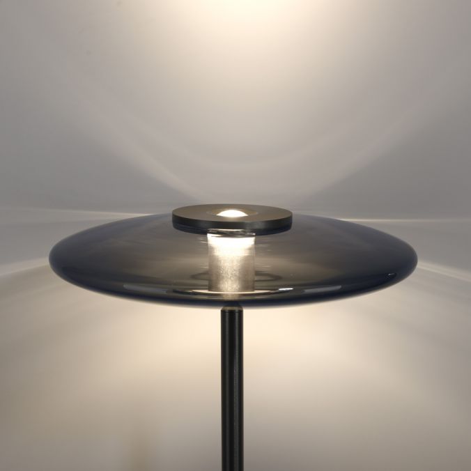 Paul Neuhaus Paul Neuhaus LED Stehleuchte PURE Vitrum grau Toch Rauchglas Neueste Stile