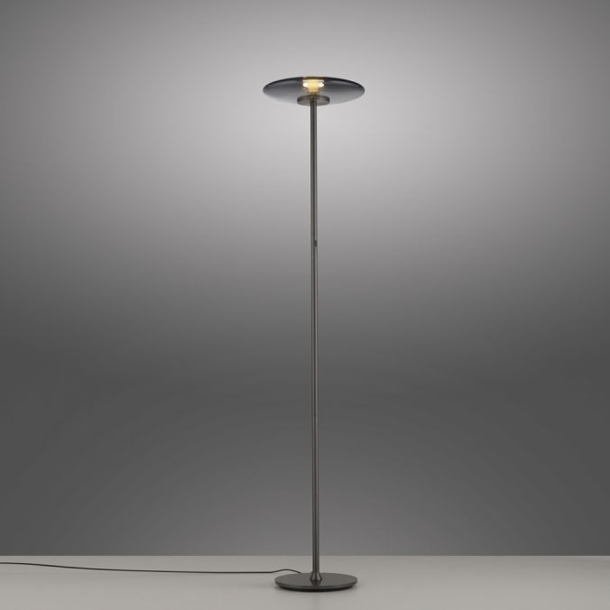 Paul Neuhaus Paul Neuhaus LED Stehleuchte PURE Vitrum grau Toch Rauchglas Neueste Stile