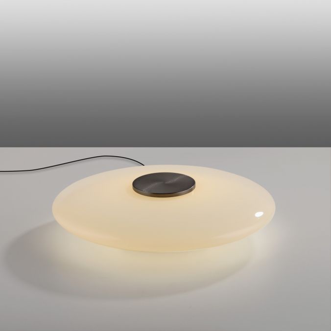 Paul Neuhaus Paul Neuhaus LED Tischleuchte PURE Vitrum dark-metal-brown Touch Letzter Tag