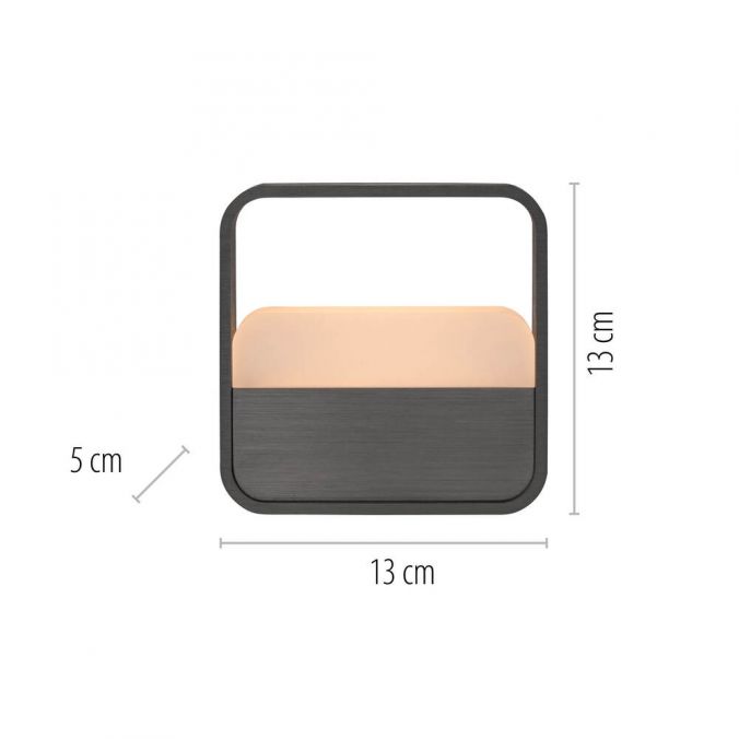 Paul Neuhaus Paul Neuhaus LED Tischleuchte Pure Go grau Akku Touch USB Bis zu 65% Rabatt