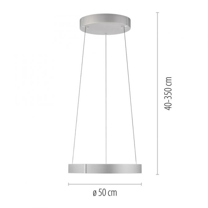 Paul Neuhaus Paul Neuhaus LED Pendelleuchte PURE E-Clipse aluminium elektrisch Vierteljährliche Förderung