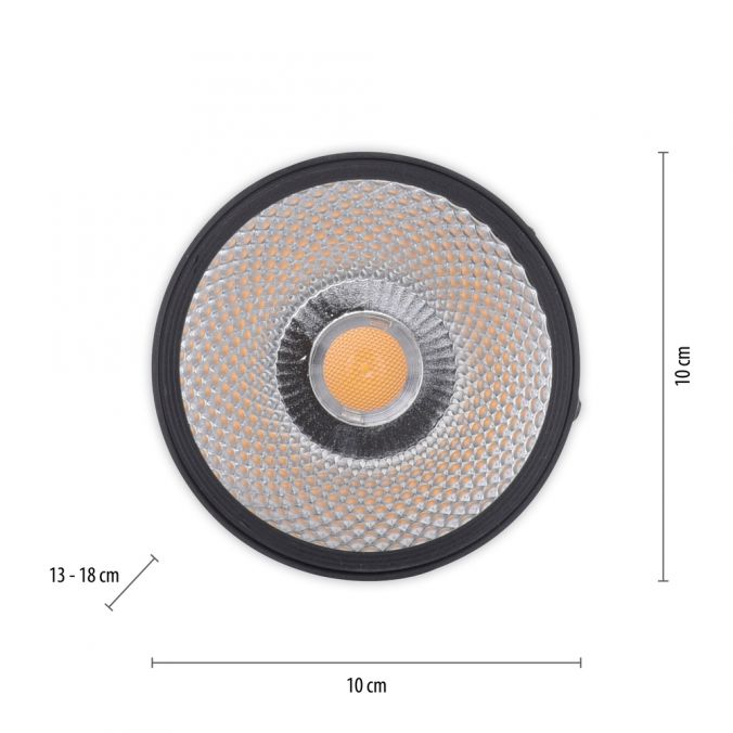 Paul Neuhaus Paul Neuhaus LED Deckenstrahler PURE-NOLA schwarz 1 flammig drehbar dimmbar 50% Rabatt mit kostenlosem Versand