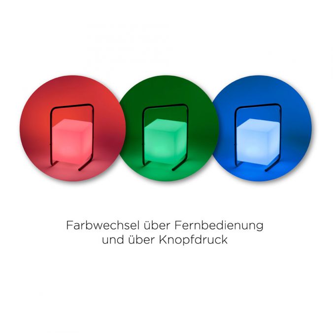 Paul Neuhaus LED-Tischleuchte, schwarz, RGB, Akkuleuchte, IP44, inkl. USB-Kabel, Fernbedienung 2025