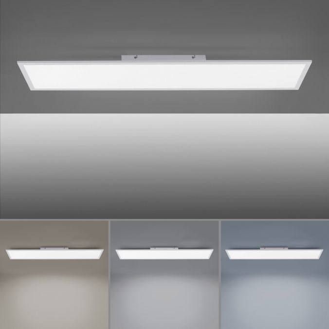 Paul Neuhaus LED-Panel, weiß, 100x25cm, Lichtfarbsteuerung, Fernbedienung Blitzverkäufe