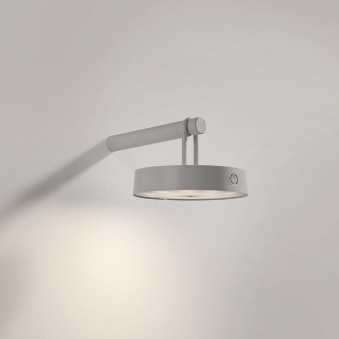 Paul Neuhaus LED Akku Wandleuchte greige dimmbar per Touch IP44 Memoryfunktion Preisnachlass