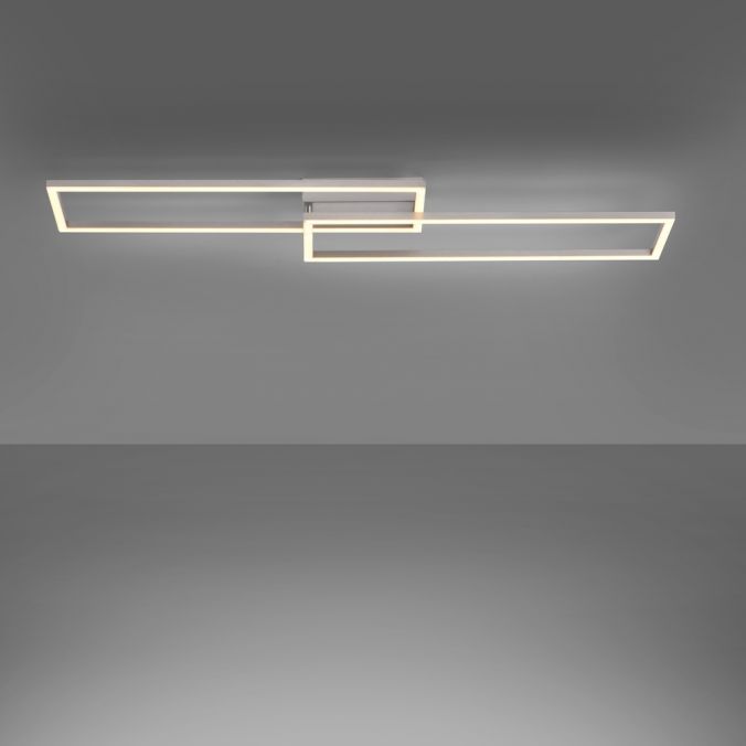 Paul Neuhaus LED Deckenleuchte, stahlfarben, warmweiß, drehbar, 2xLED Muttertagsangebot