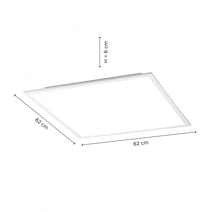 Paul Neuhaus LED-Panel, weiß, 62x62cm, neutralweißes Licht, Arbeitsplatz, Büroleuchte Exklusive Angebote