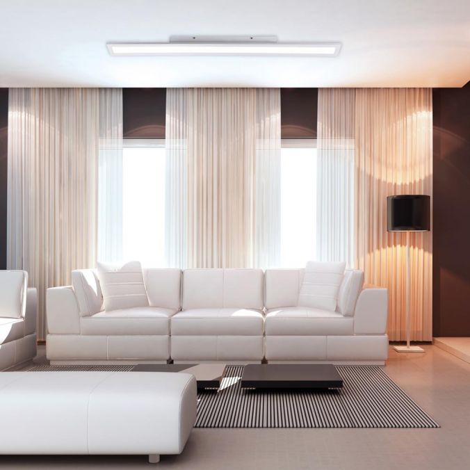 Paul Neuhaus LED-Panel, weiß, 120x10cm, neutralweißes Licht, dimmbar, modern Neuheiten