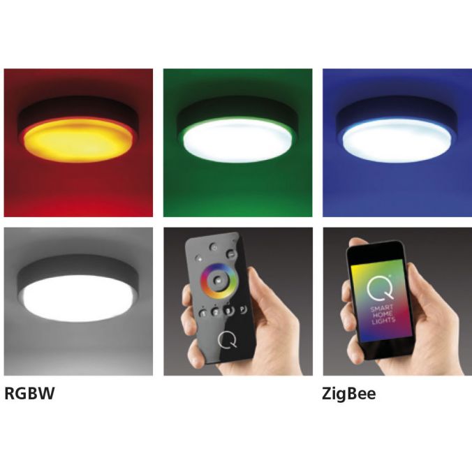 Paul Neuhaus Paul Neuhaus, Q-LENNY, LED-Außenlampe, 36,4x36,4 cm, IP65, Smart Home(Auslauf) Kauf eins, bekomm eins gratis