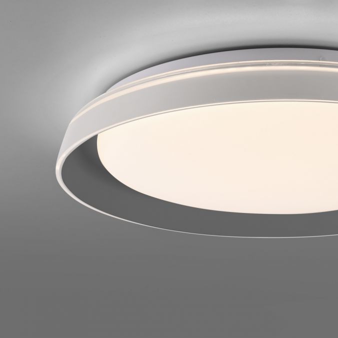 Paul Neuhaus LED Deckenleuchte grau D=43cm dimmbar Switchmo Memoryfunktion Letzte 3 Tage