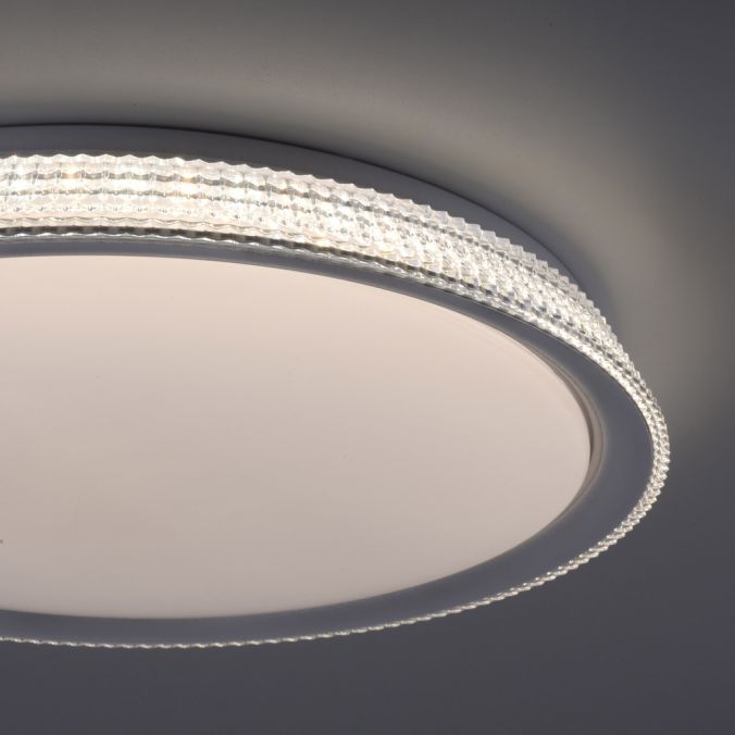 Paul Neuhaus LED Deckenleuchte, silber, rund, dimmbar, warmweiß, 3000K Letzter Tag