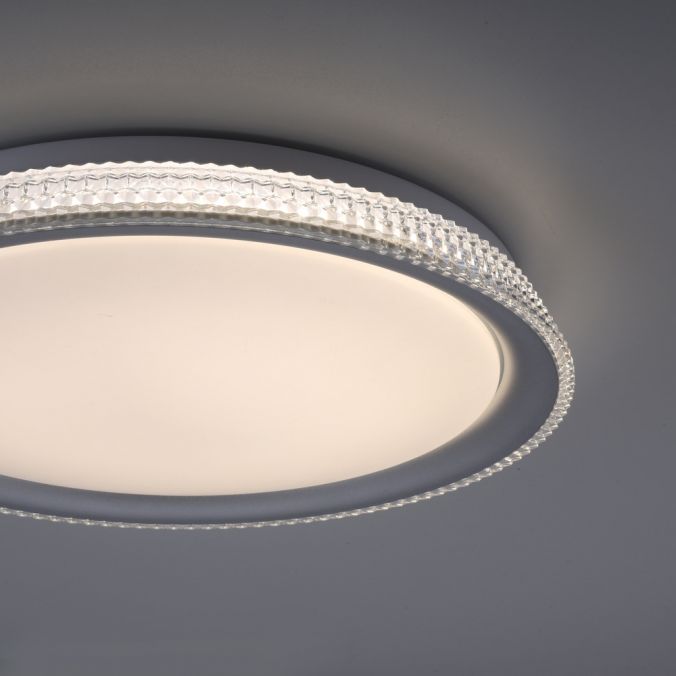 Paul Neuhaus LED Deckenleuchte, silber, rund, dimmbar, warmweiß, 3000K Bis zu 50% Rabatt